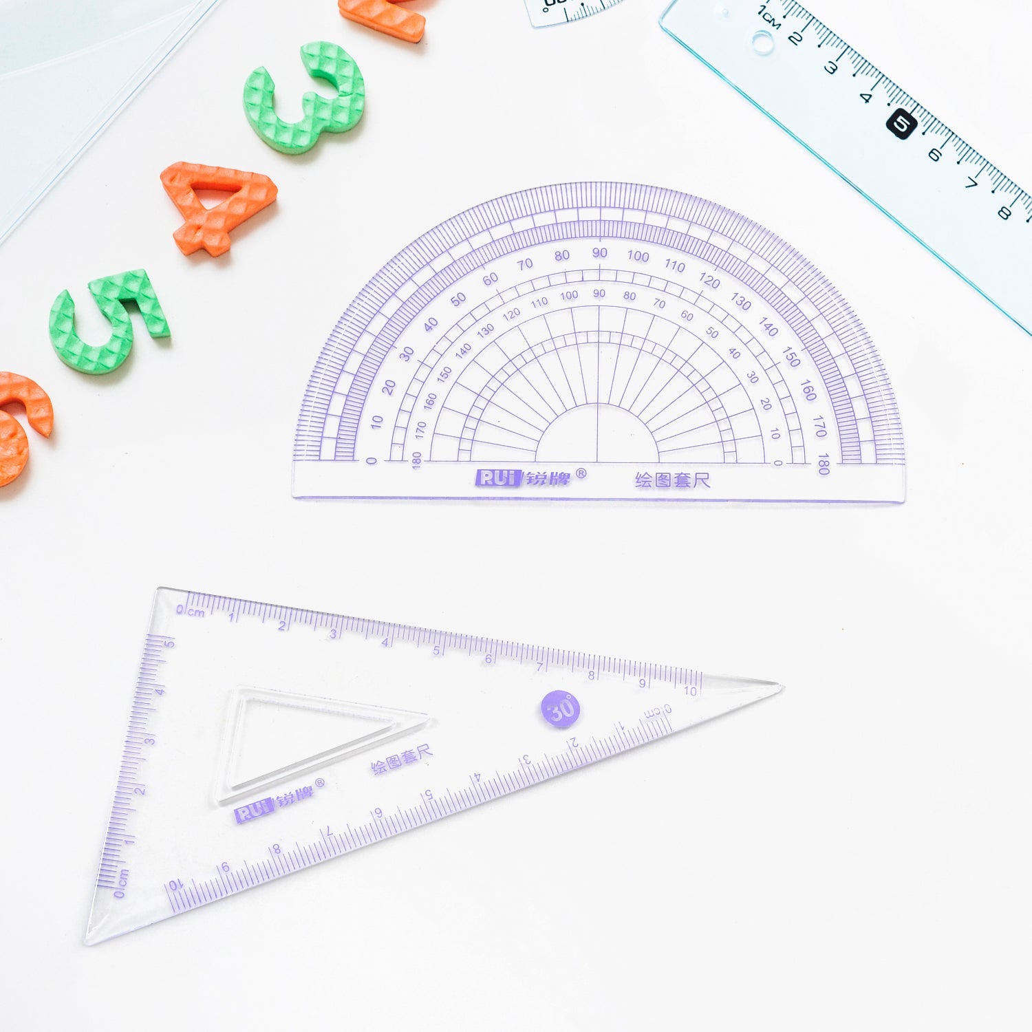 7924 4pcs Ruler Suit Stationery Set for School Student Office ,Draft Rulers for School Office Supplies and Supplies-High School 7924 4pcs Ruler Suit Stationery Set for School Student Office ,Draft Rulers for School Office Supplies and Supplies-High School